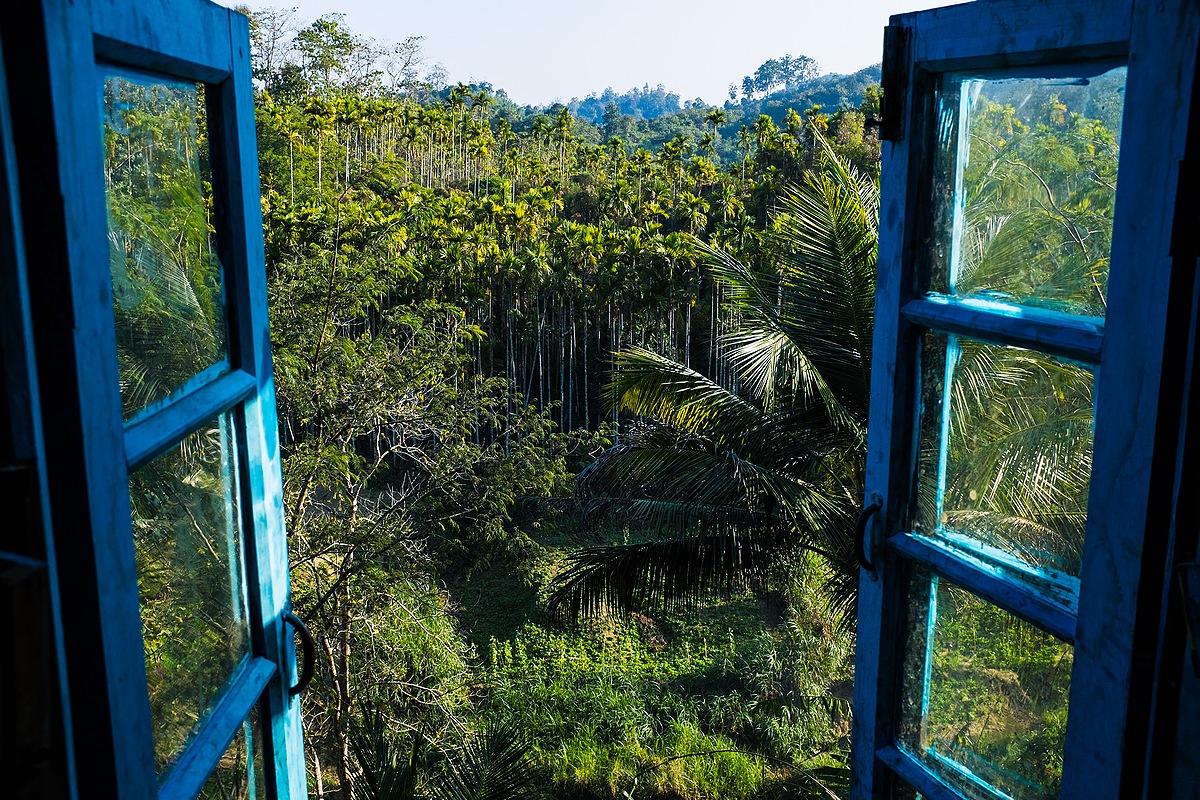 View from the hotel in Phairuangkai (Mizoram 2014)